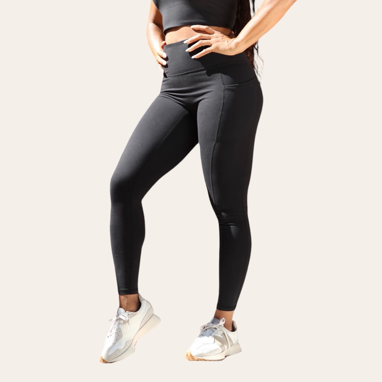 Highwaist Pocket Leggings - THE WILLOWS